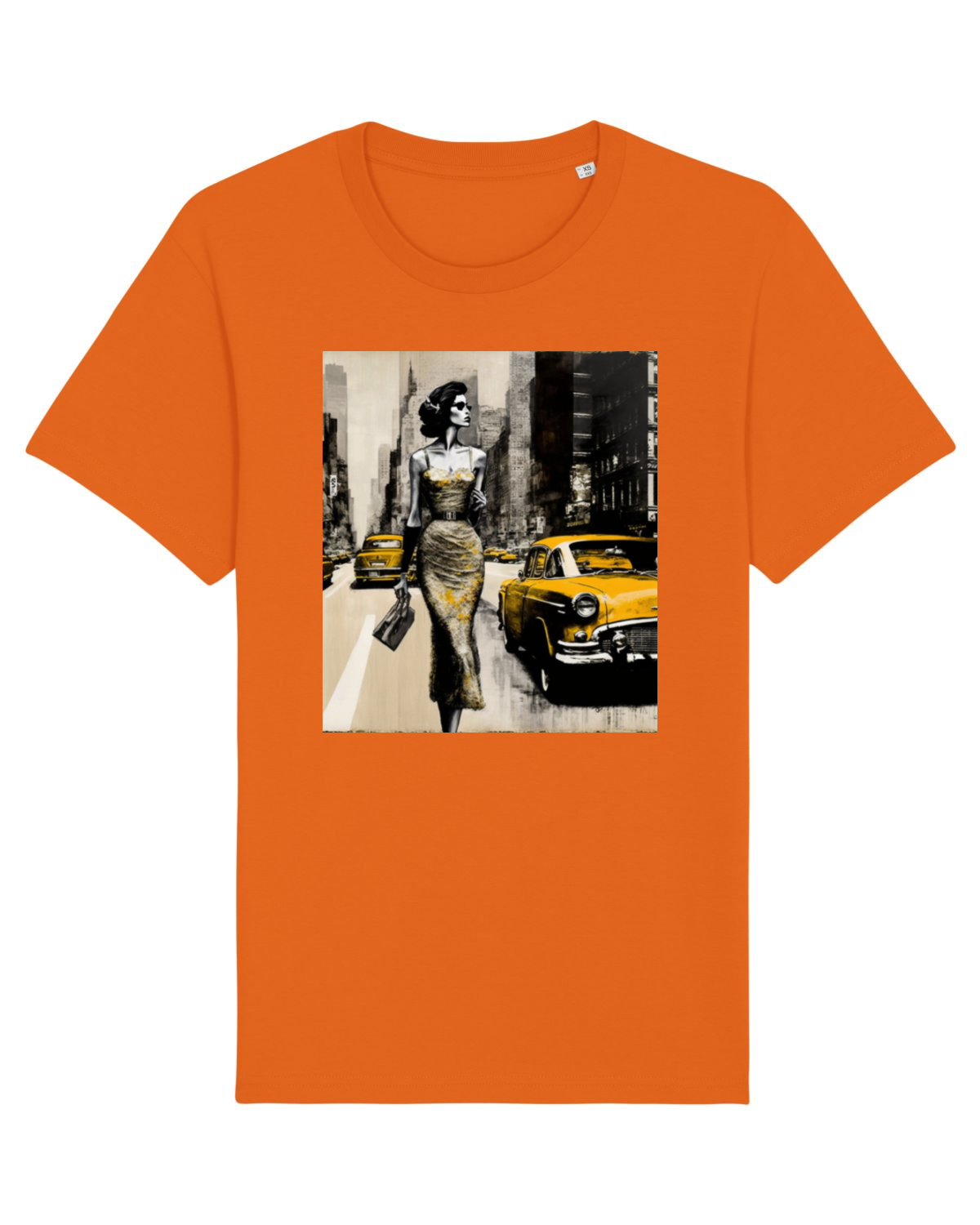 Tricou mânecă scurtă Unisex Rocker Bright Orange