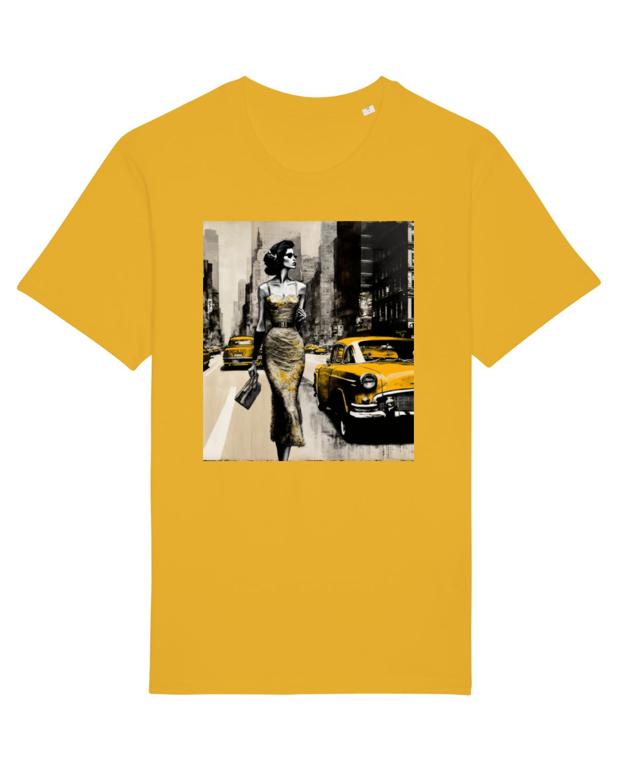 Tricou mânecă scurtă Unisex Rocker Spectra Yellow