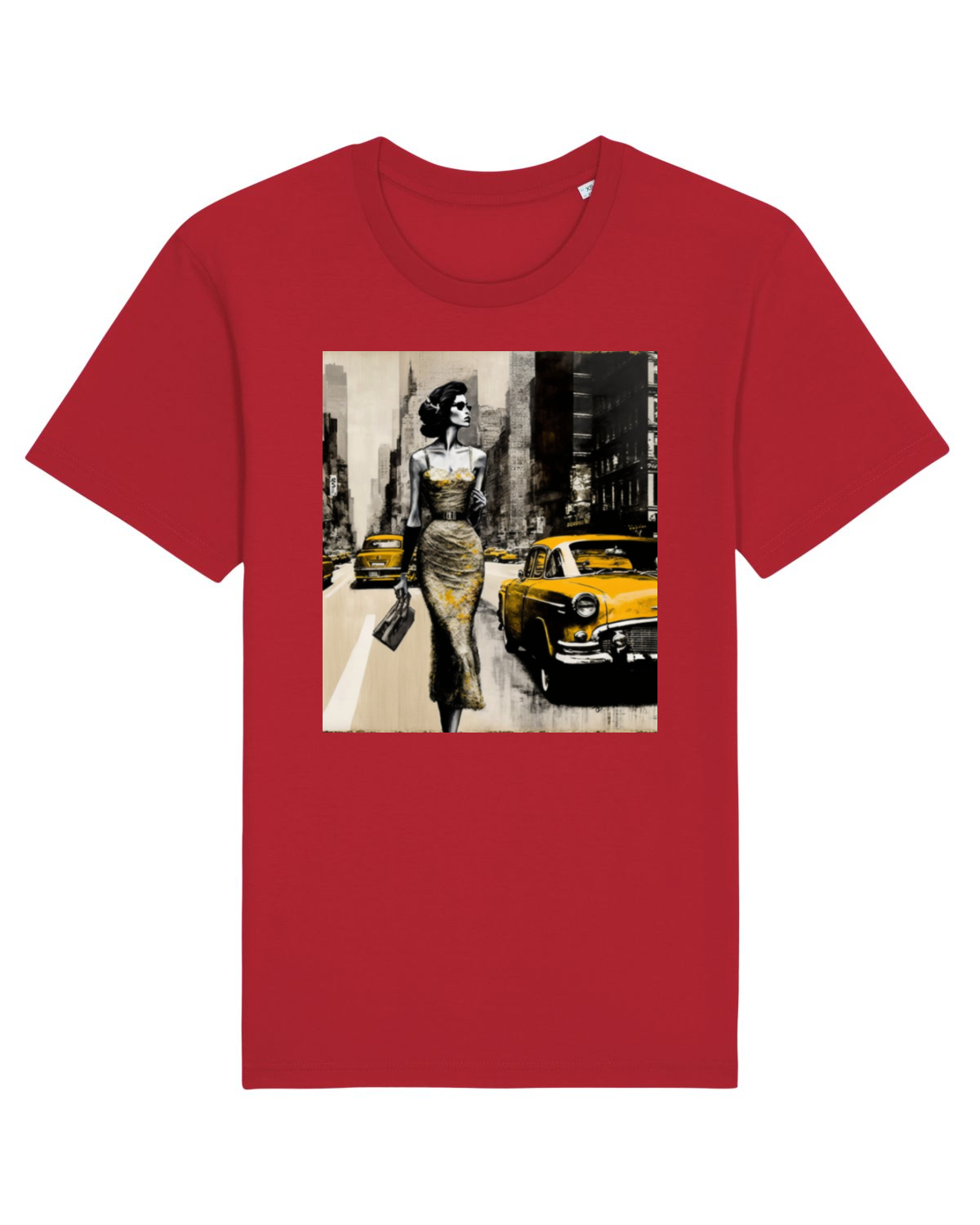 Tricou mânecă scurtă Unisex Rocker Red