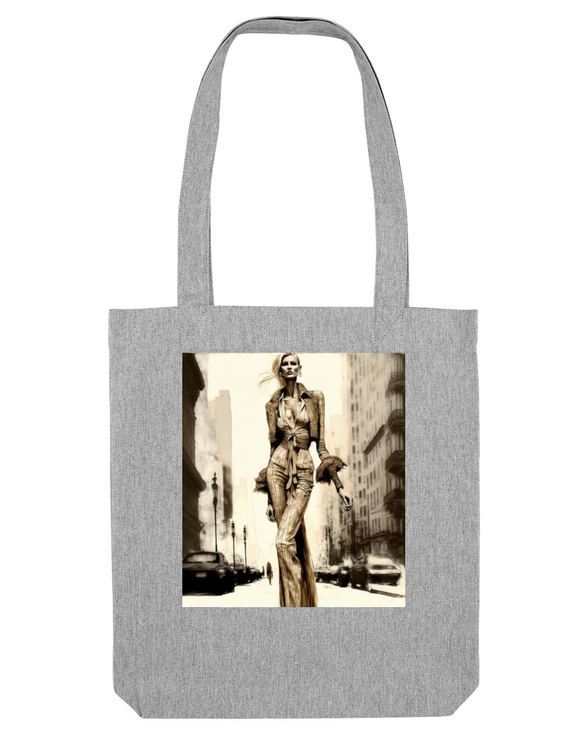 Sacoșă textilă Heather Grey