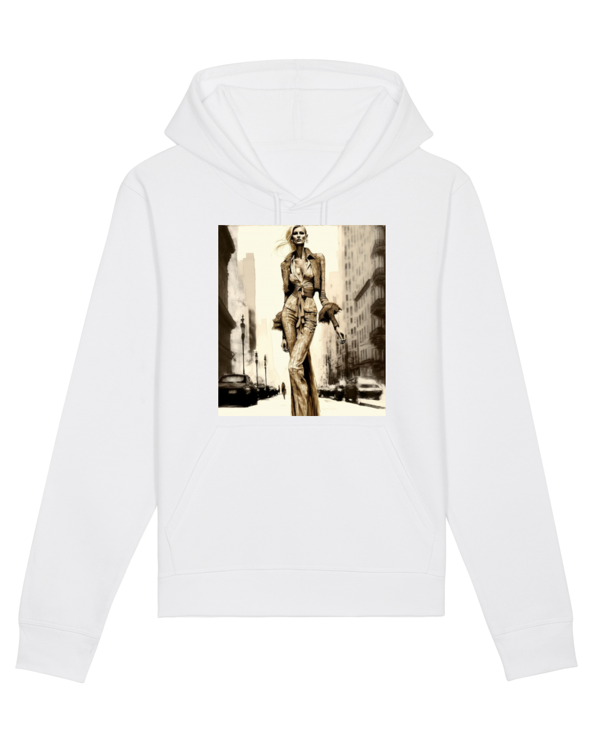 Hanorac Unisex Drummer White