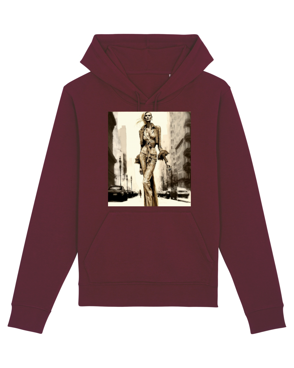 Hanorac Unisex Drummer Burgundy