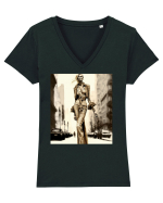 DIGITAL ART 27 Tricou mânecă scurtă guler V Damă Evoker