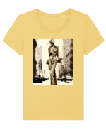 DIGITAL ART 27 Tricou mânecă scurtă guler larg fitted Damă Expresser