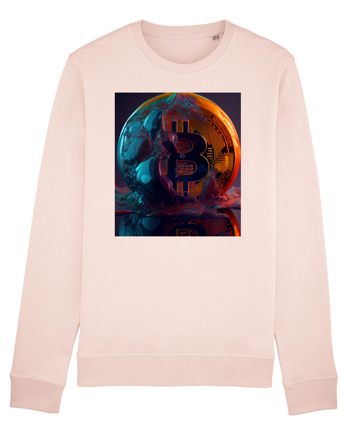 Bluză mânecă lungă Unisex Rise Candy Pink