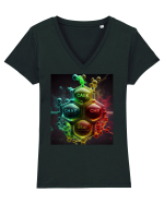 DIGITAL ART 30 Tricou mânecă scurtă guler V Damă Evoker