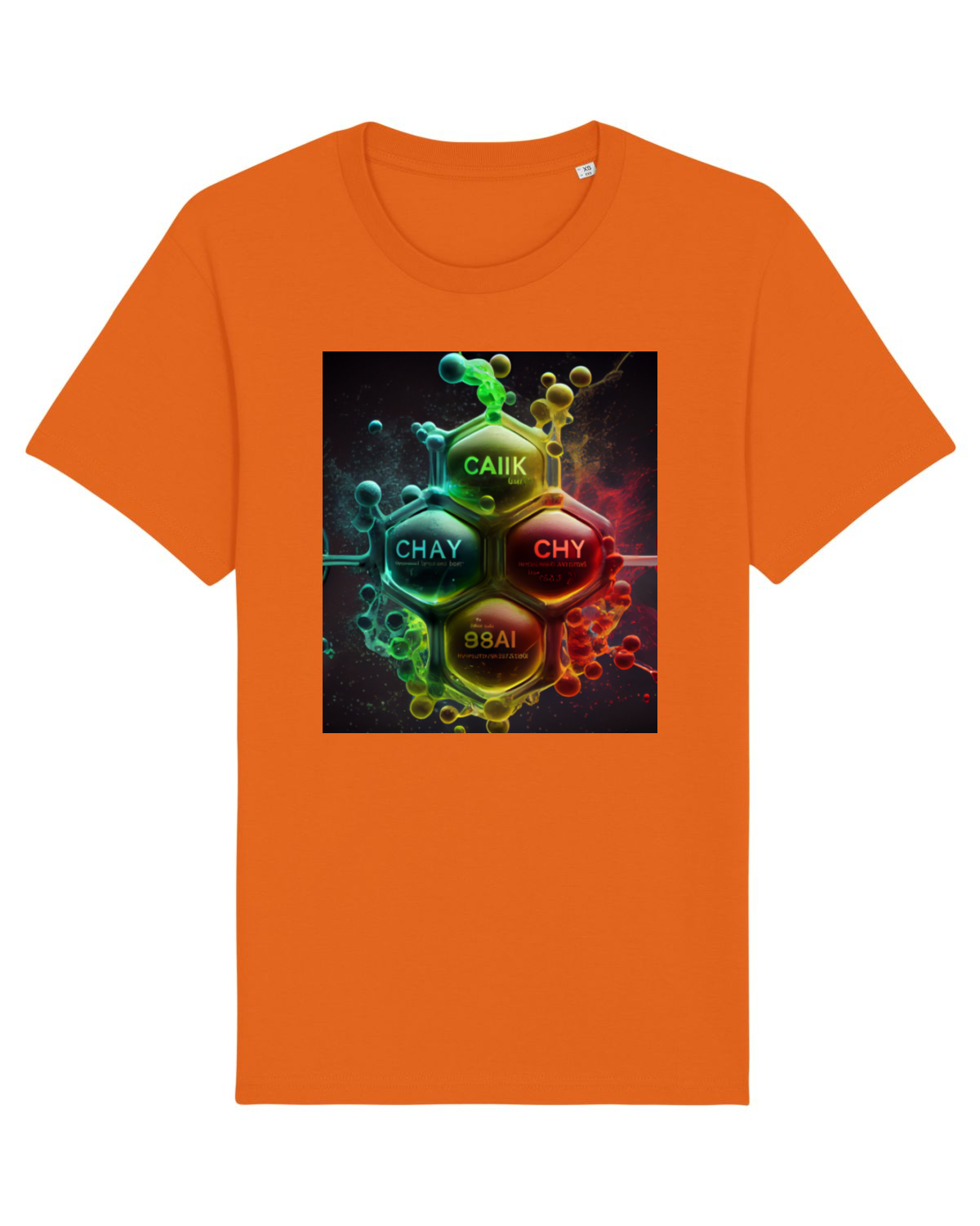 Tricou mânecă scurtă Unisex Rocker Bright Orange