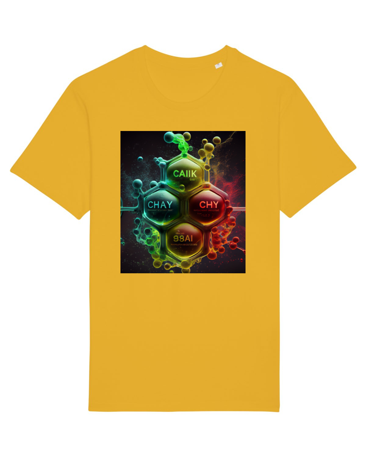 Tricou mânecă scurtă Unisex Rocker Spectra Yellow