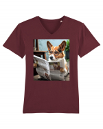 DIGITAL ART 33 Tricou mânecă scurtă guler V Bărbat Presenter