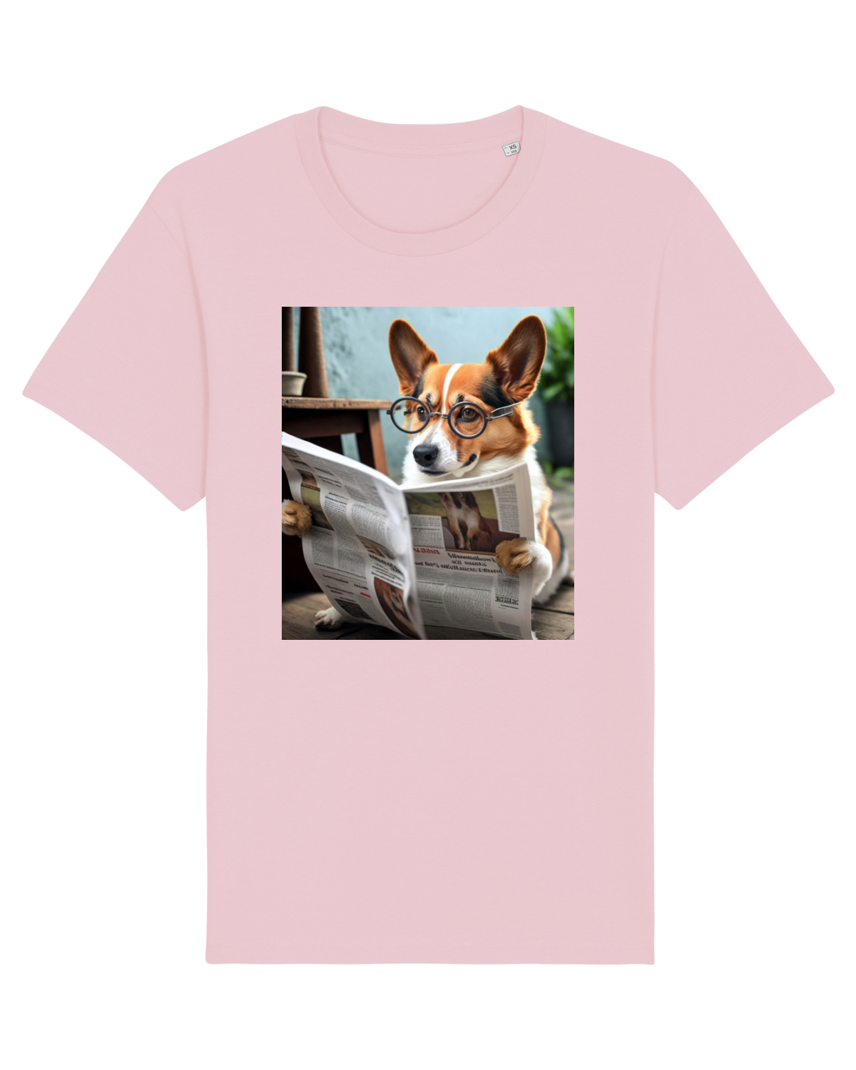 Tricou mânecă scurtă Unisex Rocker Cotton Pink