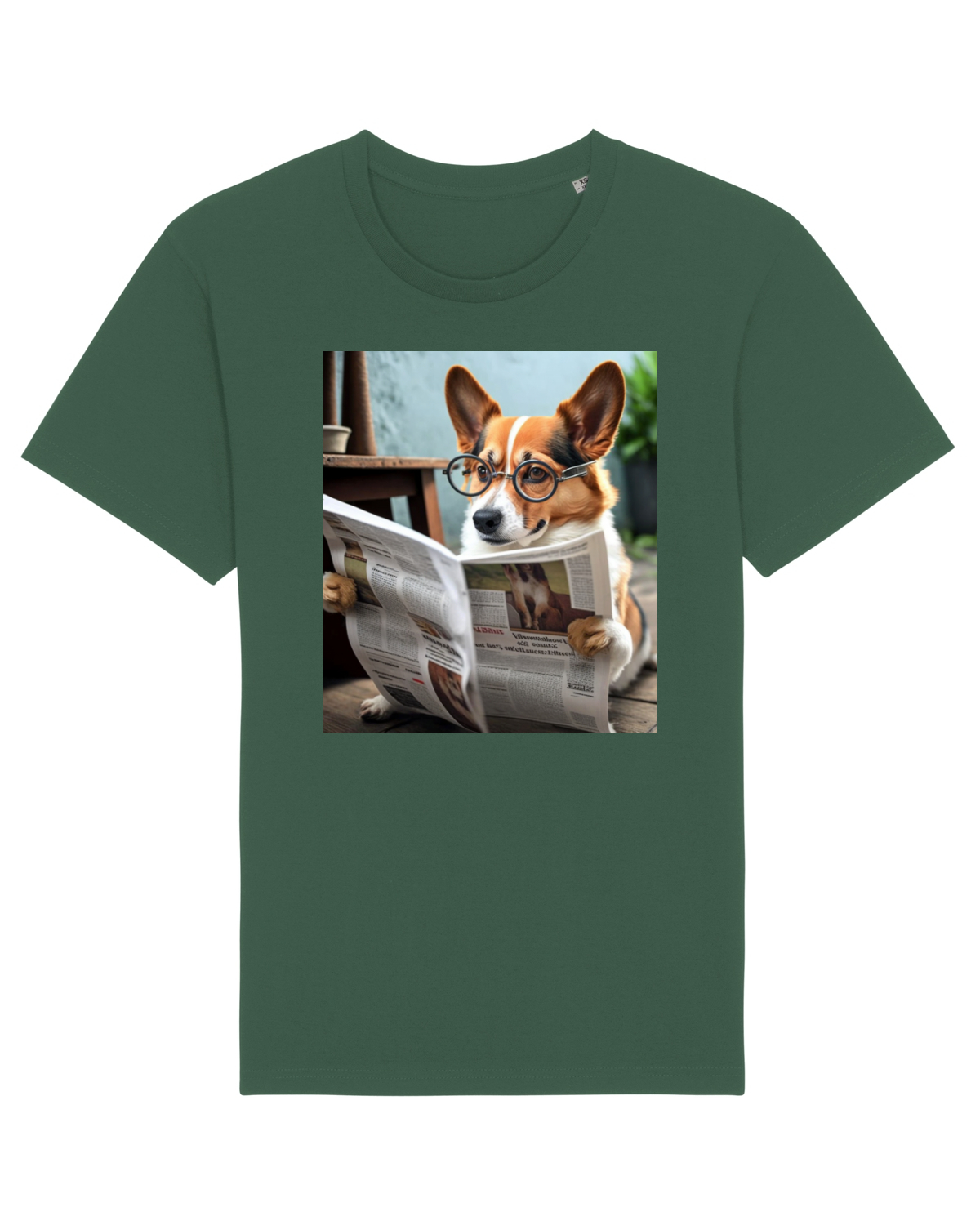 Tricou mânecă scurtă Unisex Rocker Bottle Green