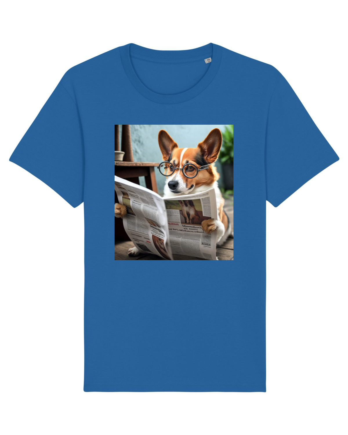 Tricou mânecă scurtă Unisex Rocker Royal Blue