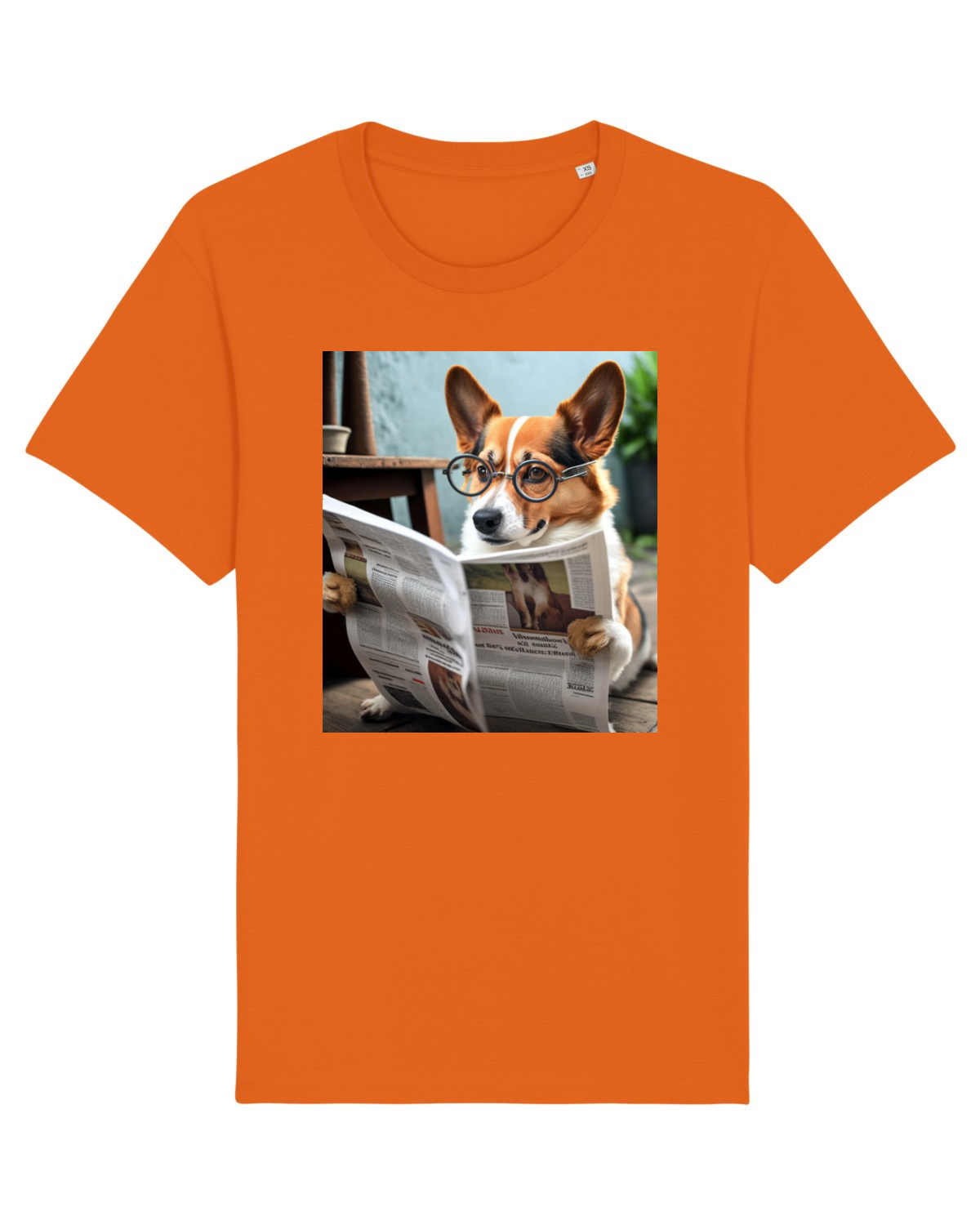 Tricou mânecă scurtă Unisex Rocker Bright Orange