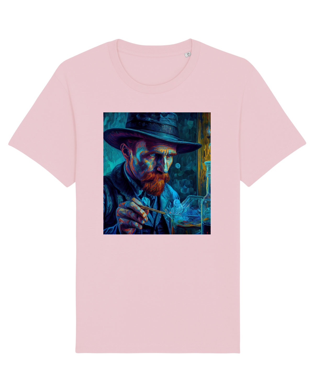 Tricou mânecă scurtă Unisex Rocker Cotton Pink