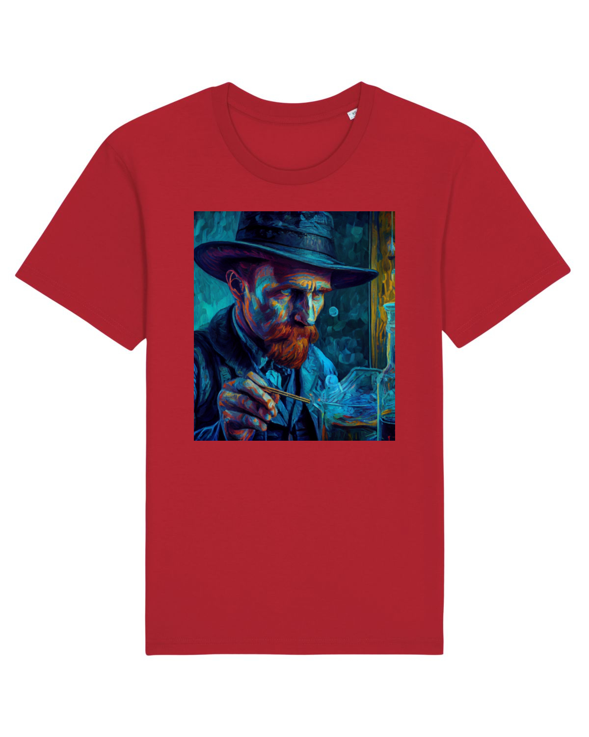 Tricou mânecă scurtă Unisex Rocker Red