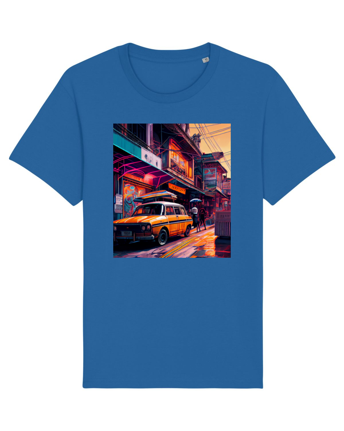 Tricou mânecă scurtă Unisex Rocker Royal Blue