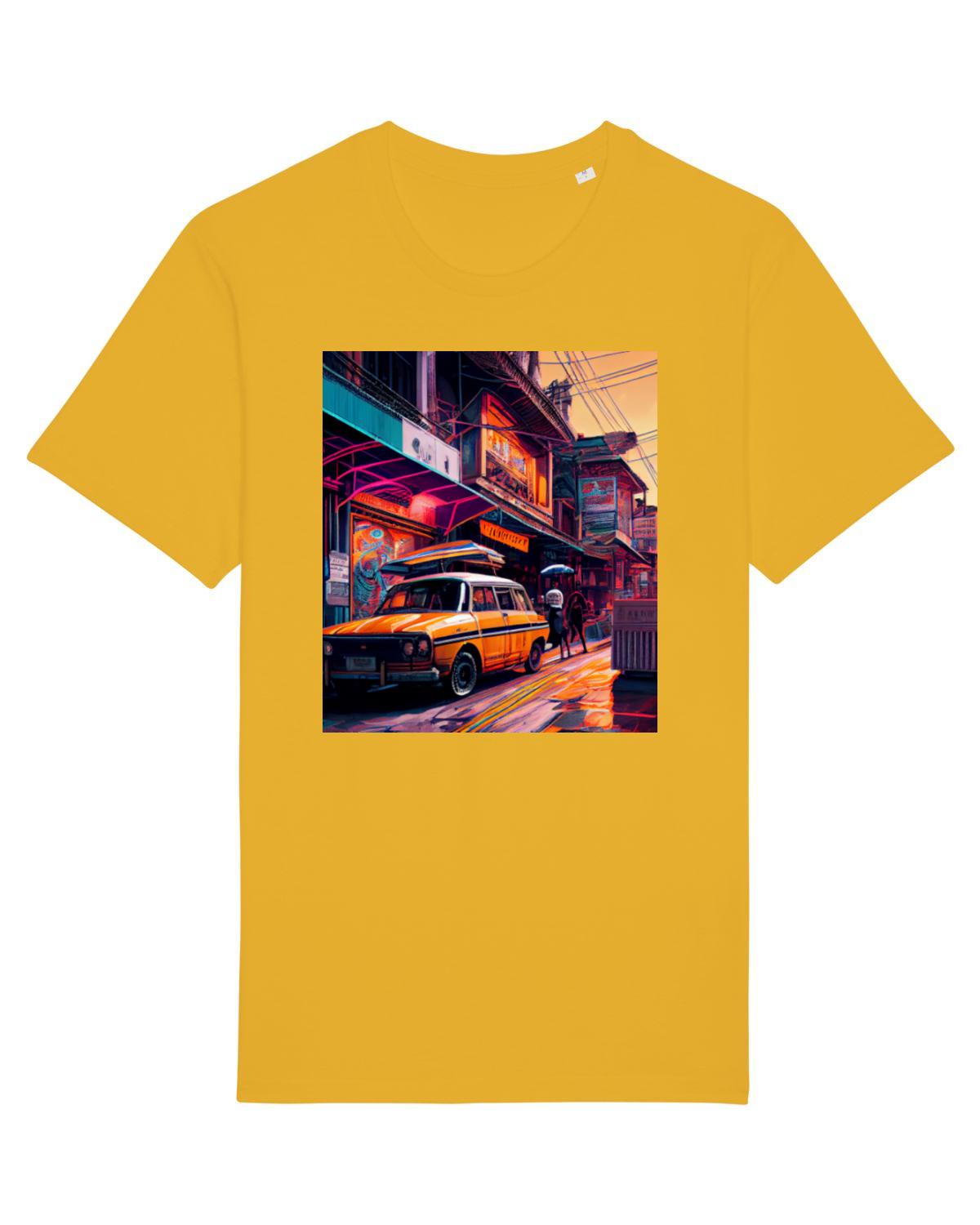 Tricou mânecă scurtă Unisex Rocker Spectra Yellow
