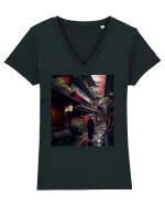 DIGITAL ART 37 Tricou mânecă scurtă guler V Damă Evoker