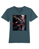 DIGITAL ART 37 Tricou mânecă scurtă guler V Bărbat Presenter