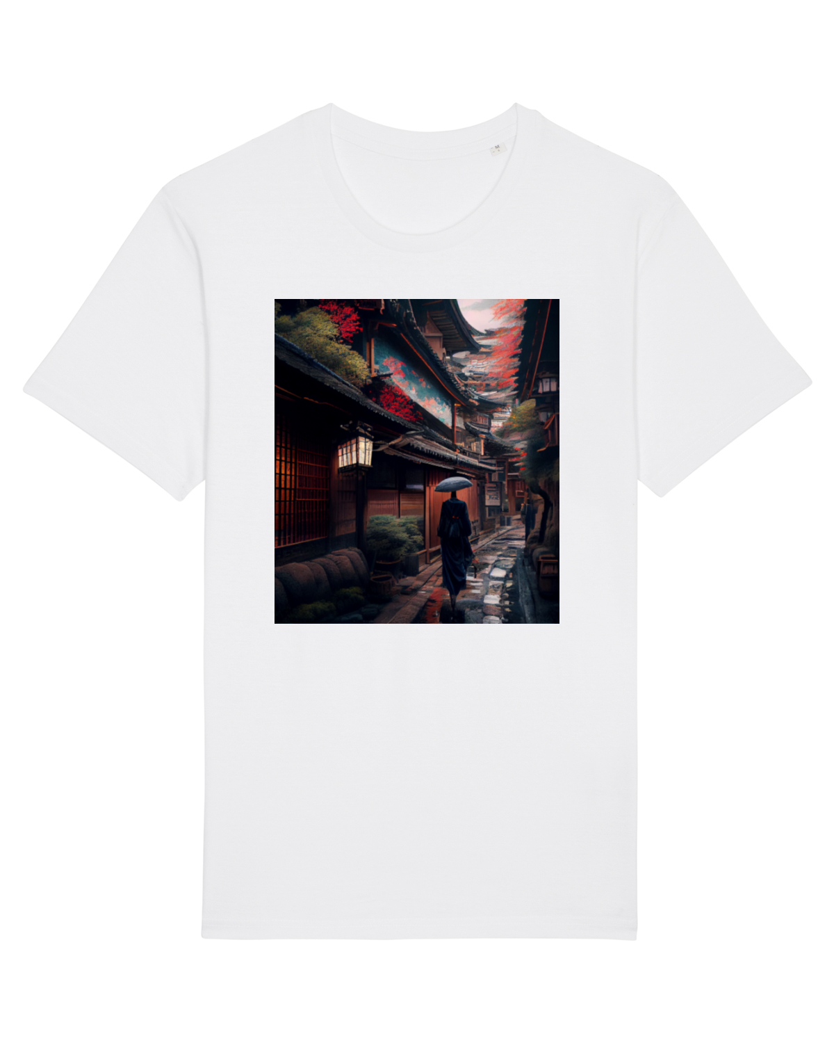 Tricou mânecă scurtă Unisex Rocker White