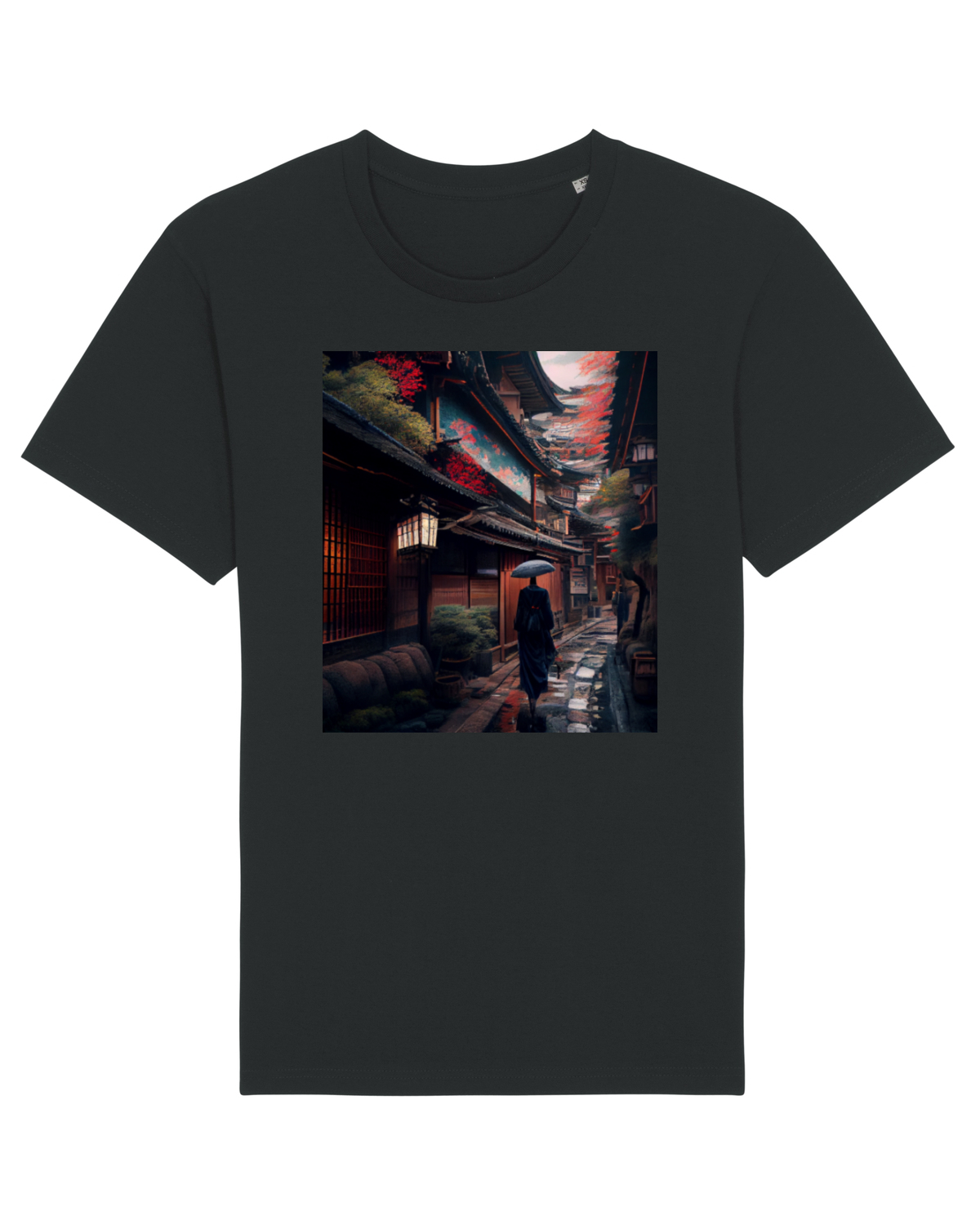 Tricou mânecă scurtă Unisex Rocker Black