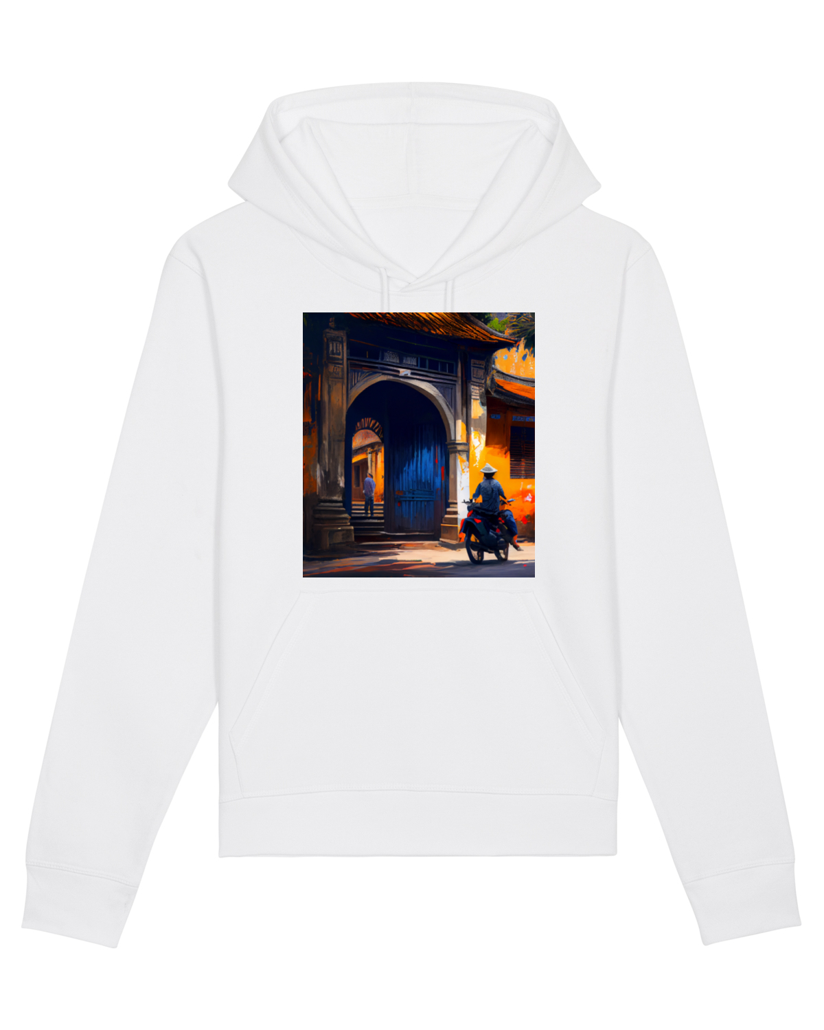 Hanorac Unisex Drummer White