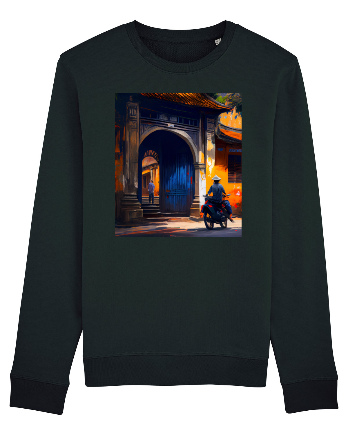 Bluză mânecă lungă Unisex Rise Black