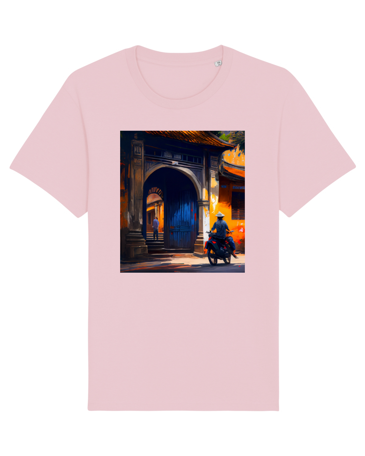 Tricou mânecă scurtă Unisex Rocker Cotton Pink