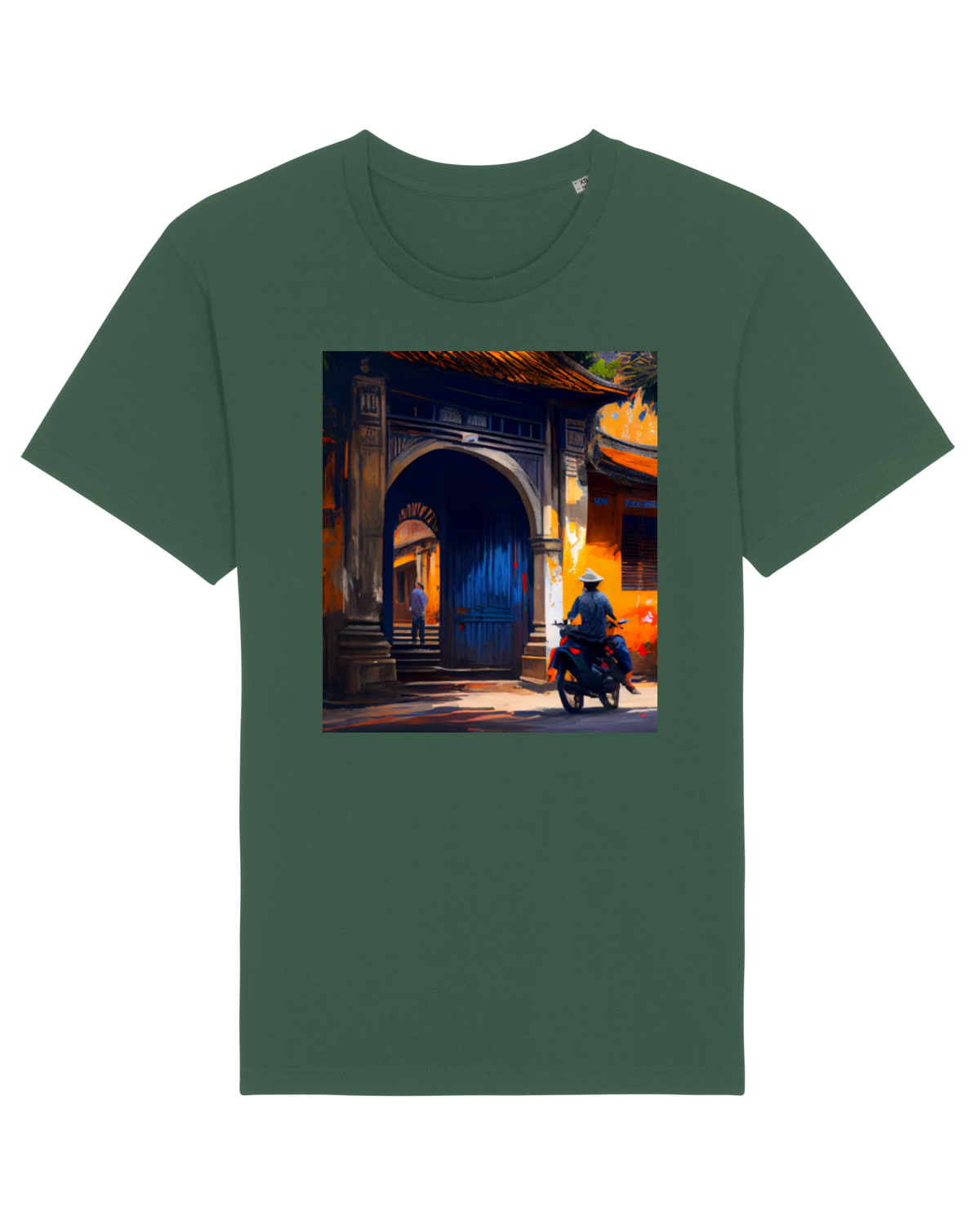 Tricou mânecă scurtă Unisex Rocker Bottle Green