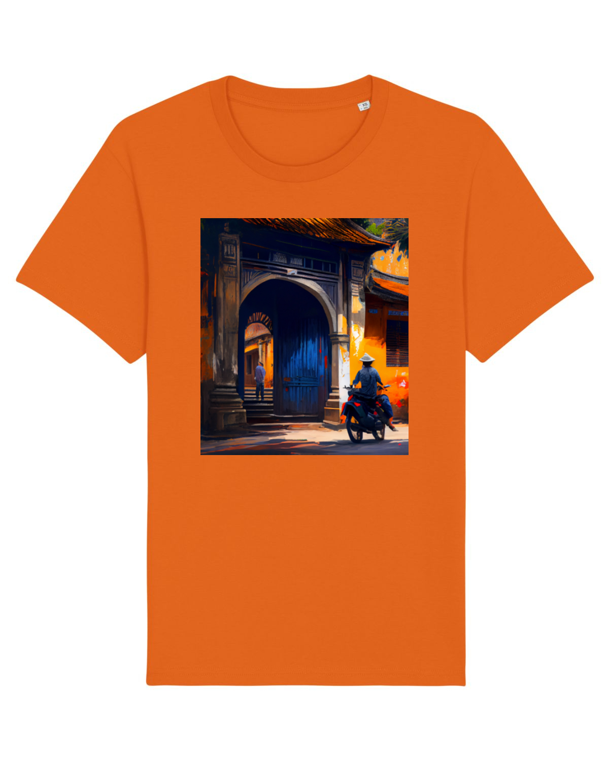 Tricou mânecă scurtă Unisex Rocker Bright Orange