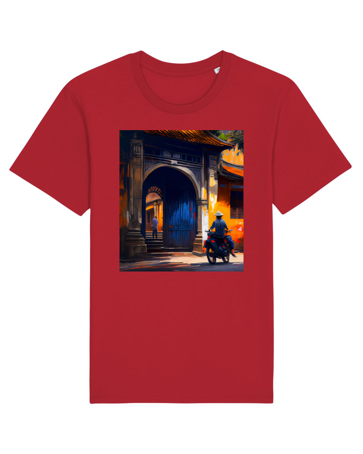 Tricou mânecă scurtă Unisex Rocker Red