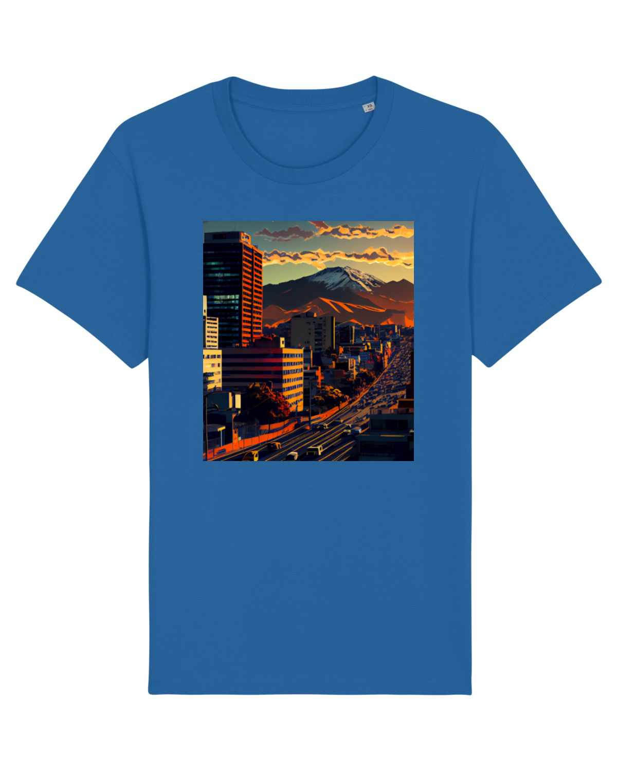Tricou mânecă scurtă Unisex Rocker Royal Blue