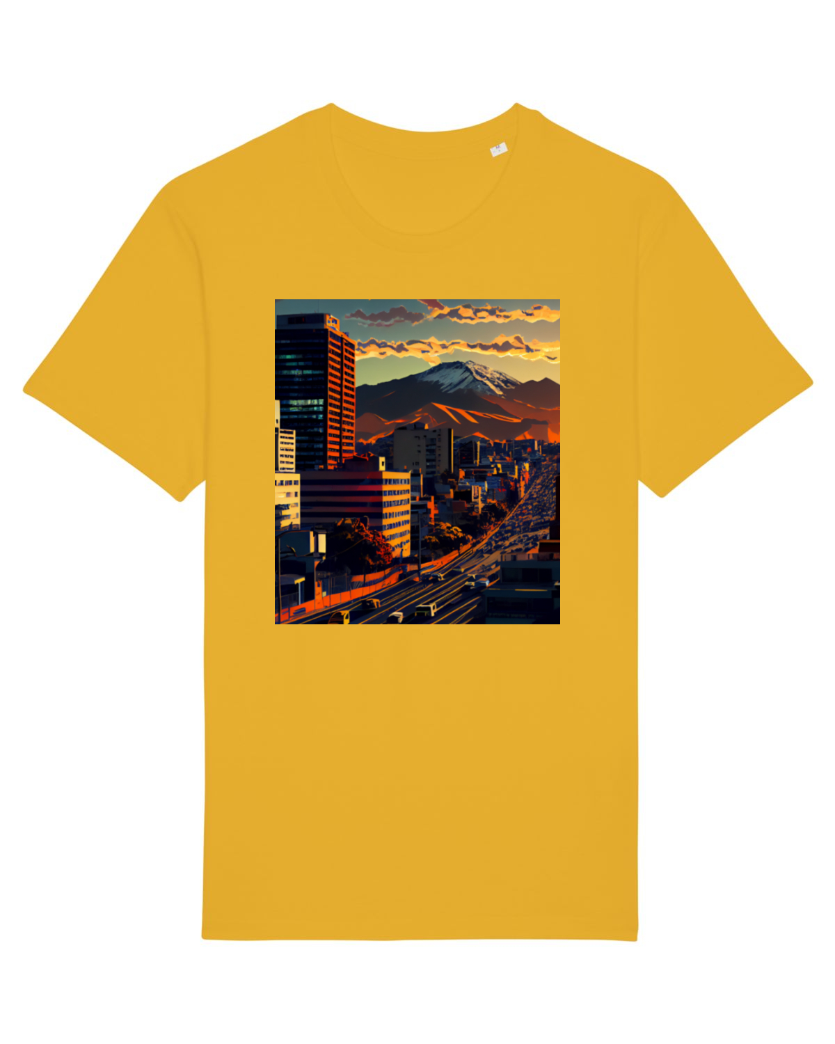 Tricou mânecă scurtă Unisex Rocker Spectra Yellow