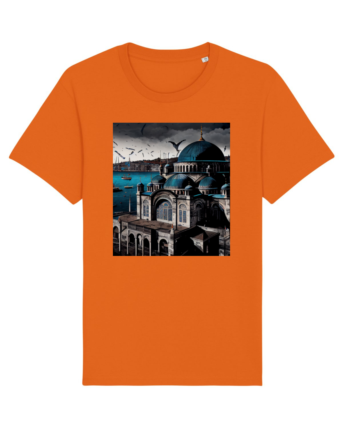Tricou mânecă scurtă Unisex Rocker Bright Orange