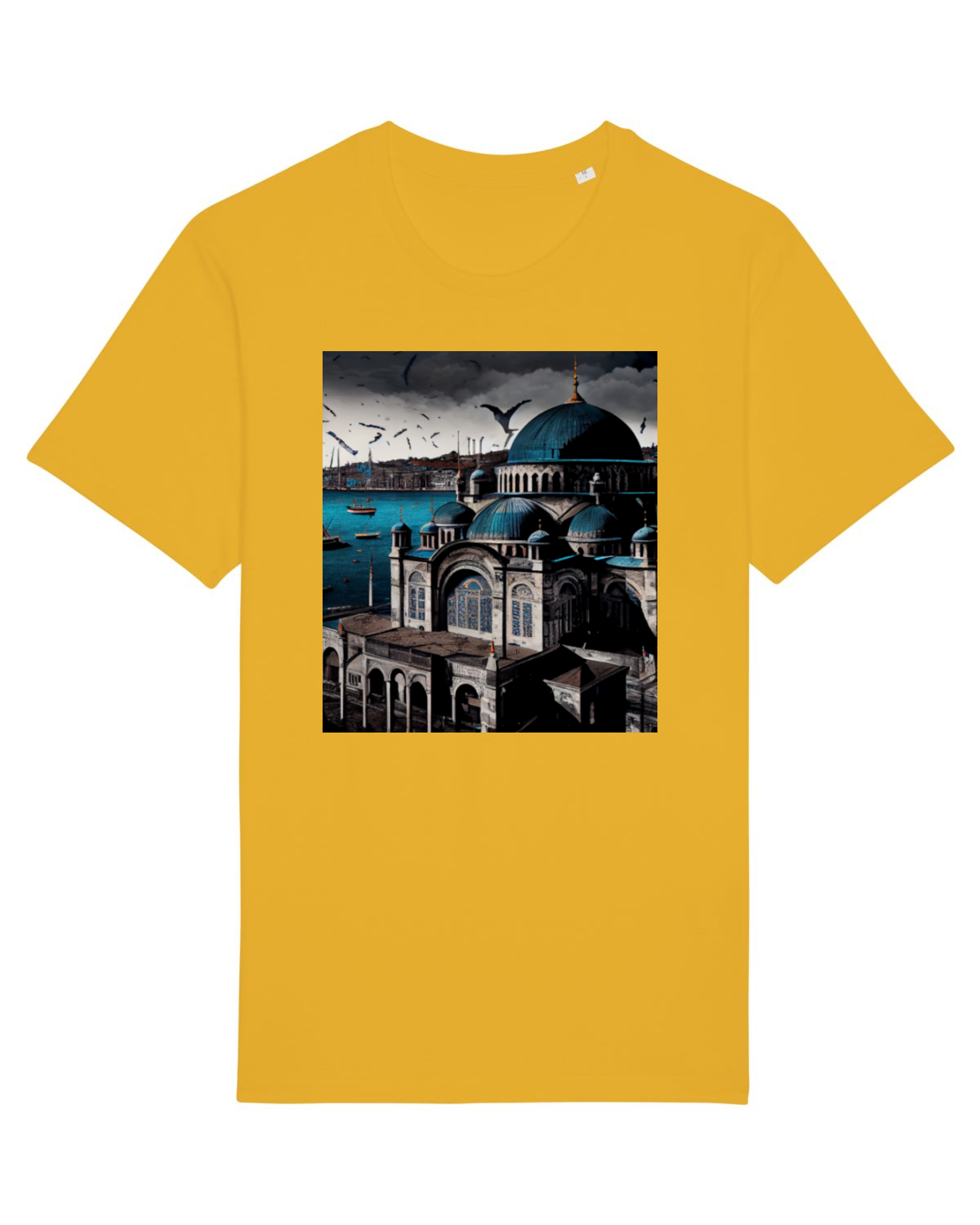 Tricou mânecă scurtă Unisex Rocker Spectra Yellow