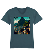 DIGITAL ART 42 Tricou mânecă scurtă guler V Bărbat Presenter