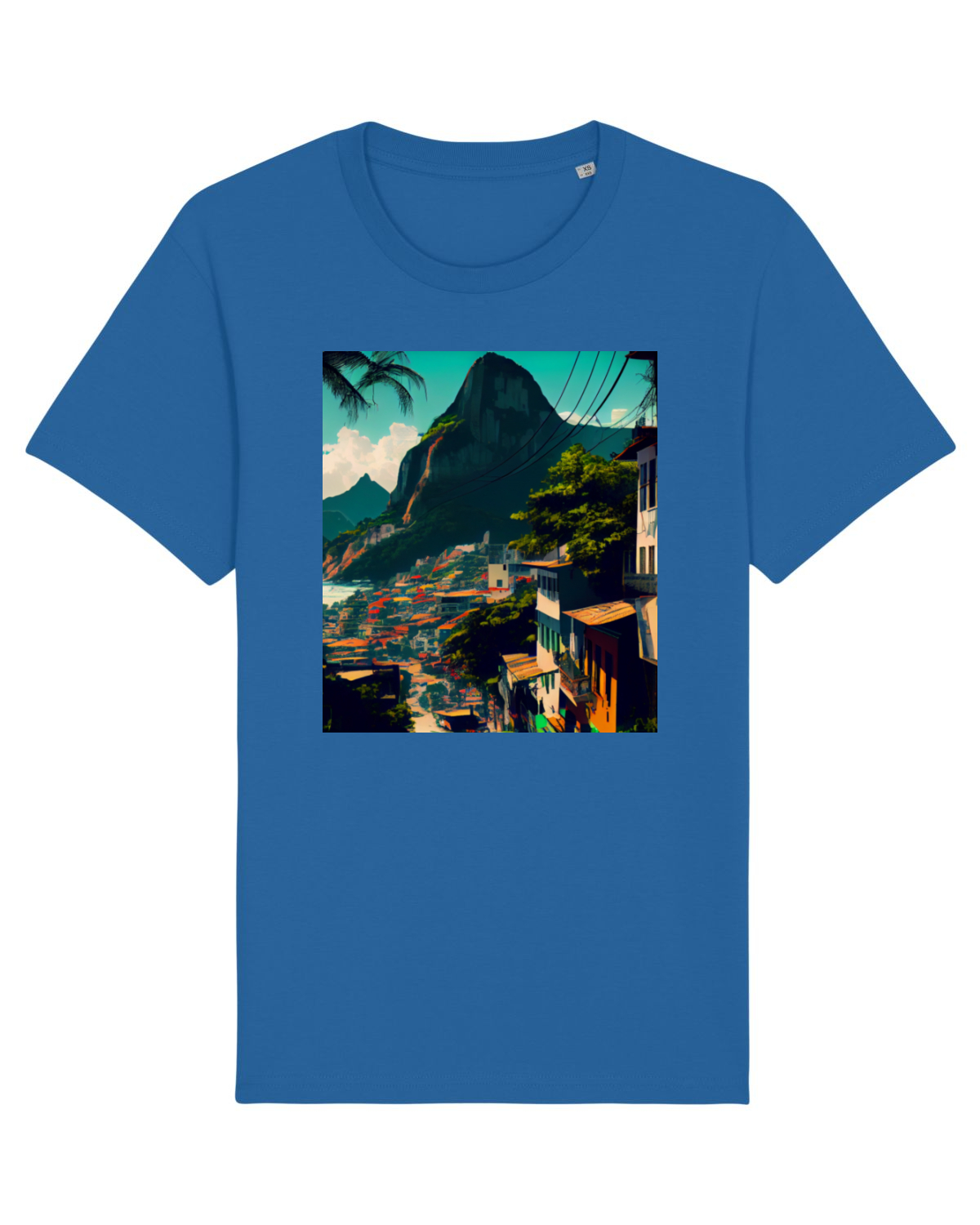Tricou mânecă scurtă Unisex Rocker Royal Blue