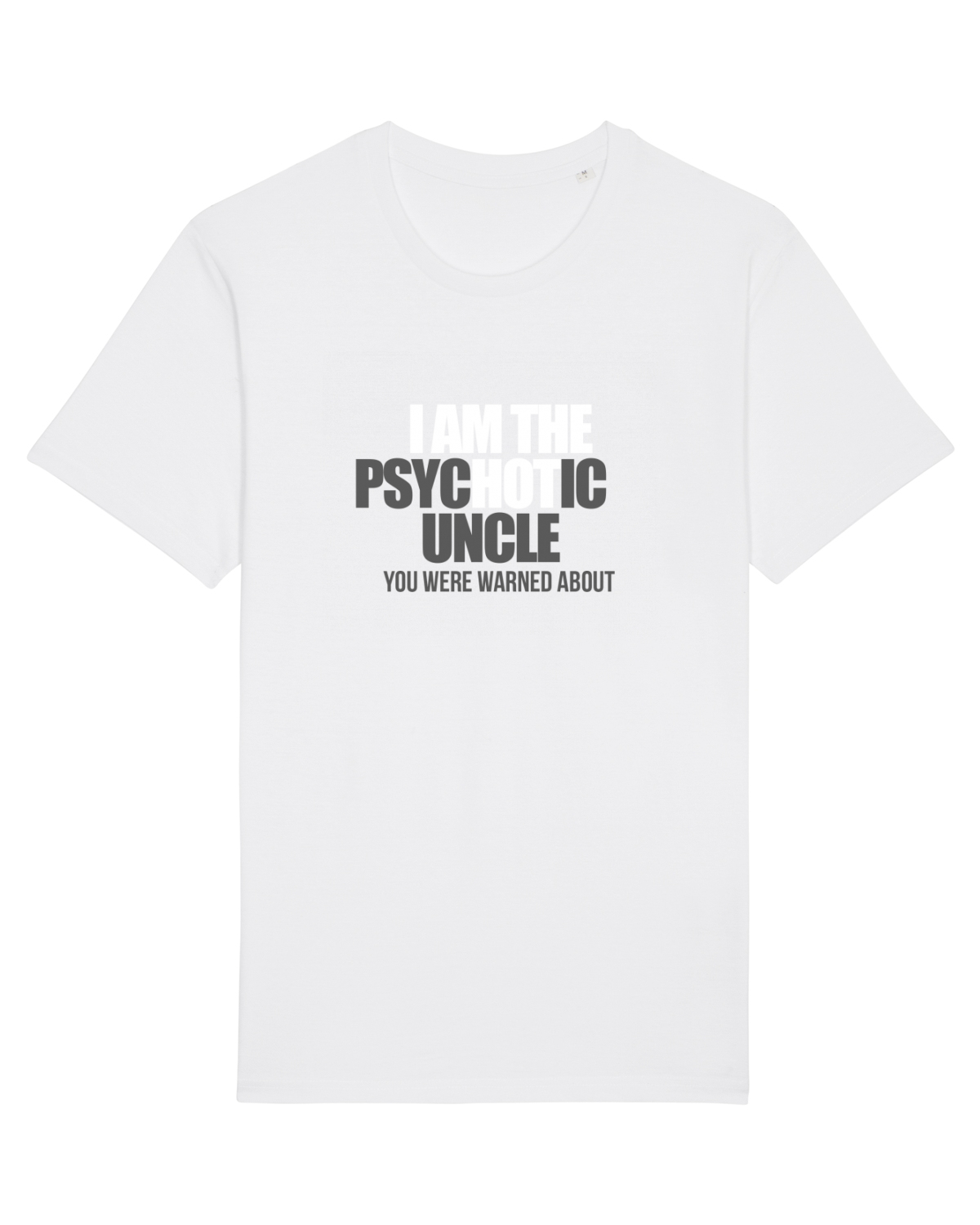Tricou mânecă scurtă Unisex Rocker White