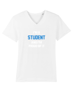 STUDENT Tricou mânecă scurtă guler V Bărbat Presenter