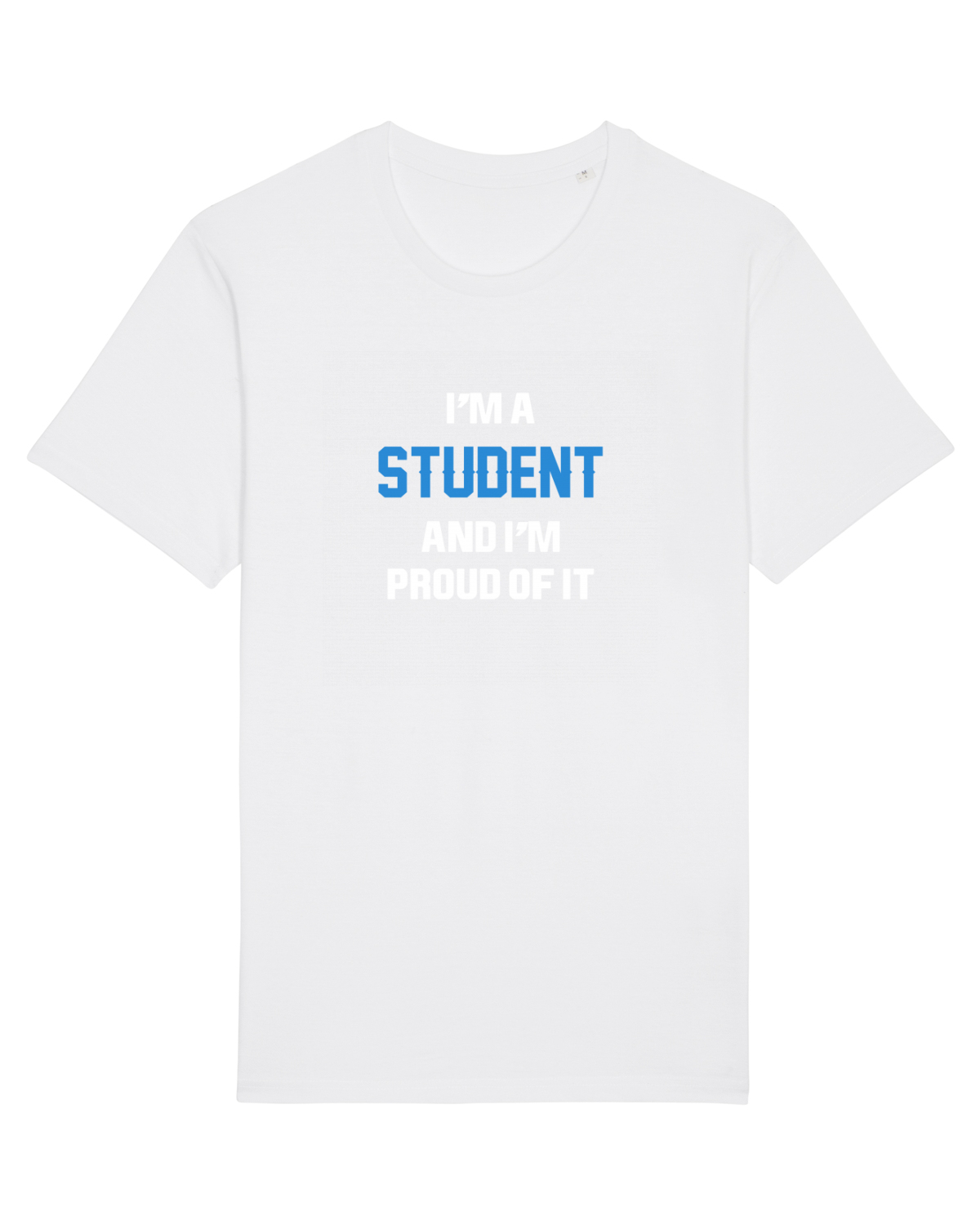 Tricou mânecă scurtă Unisex Rocker White