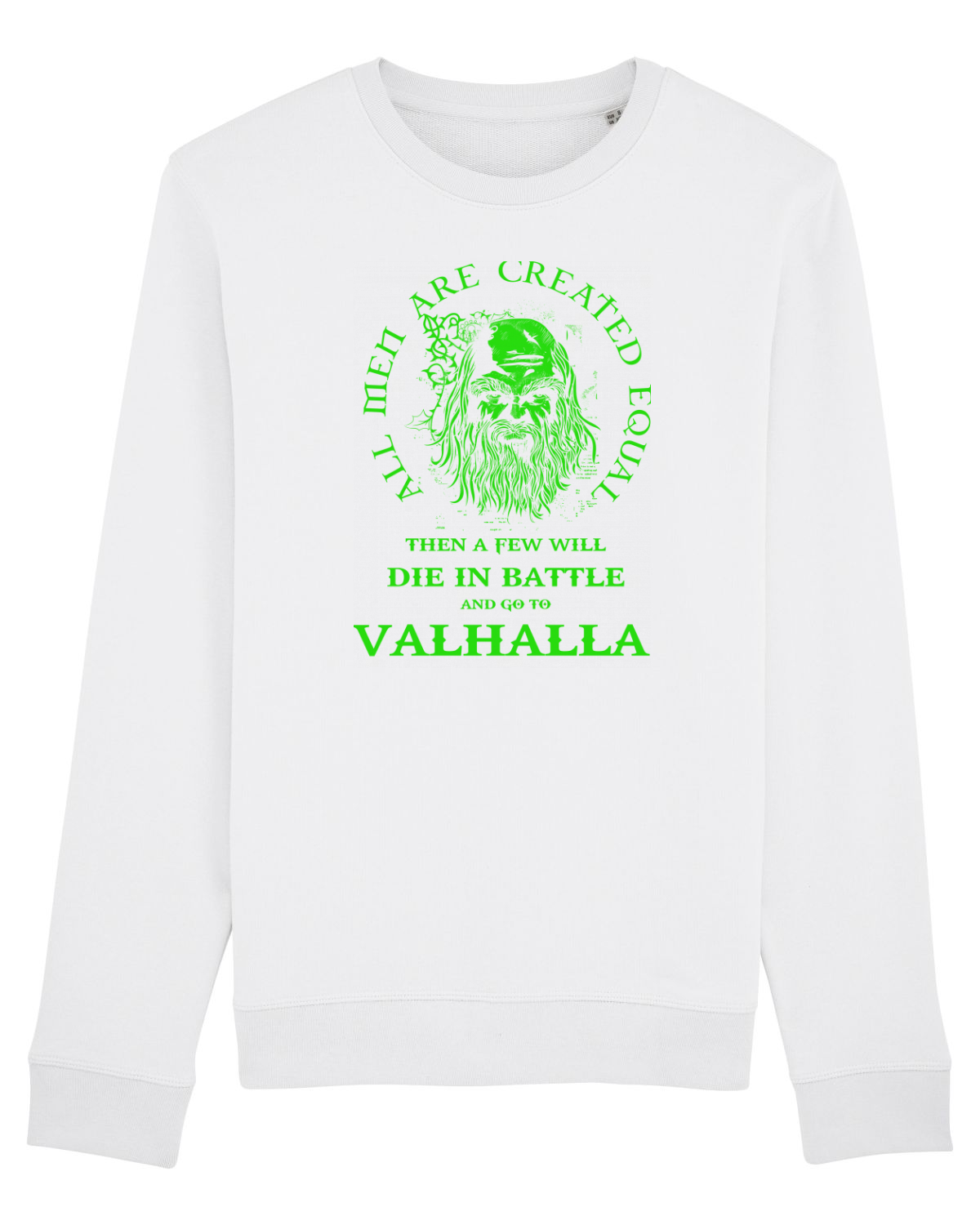 Bluză mânecă lungă Unisex Rise White
