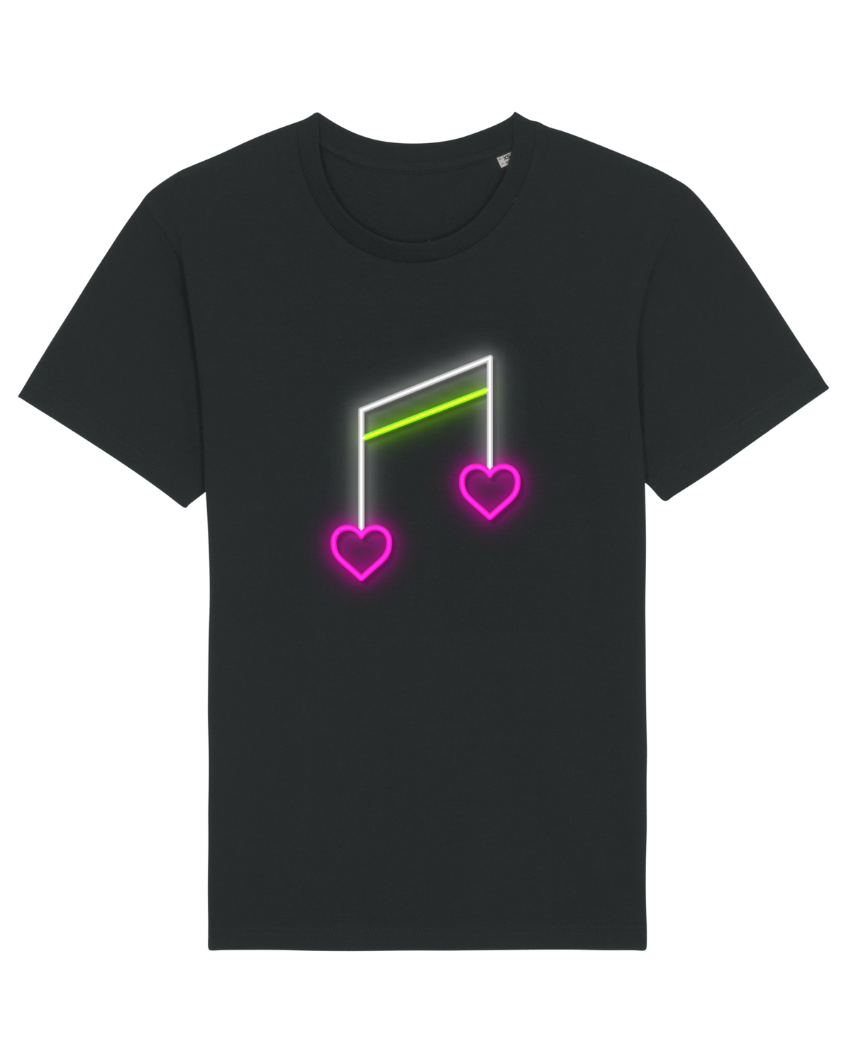 Tricou mânecă scurtă Unisex Rocker Black