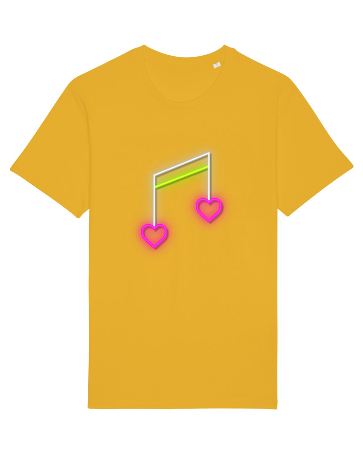 Tricou mânecă scurtă Unisex Rocker Spectra Yellow