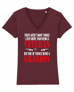 VETERAN Tricou mânecă scurtă guler V Damă Evoker