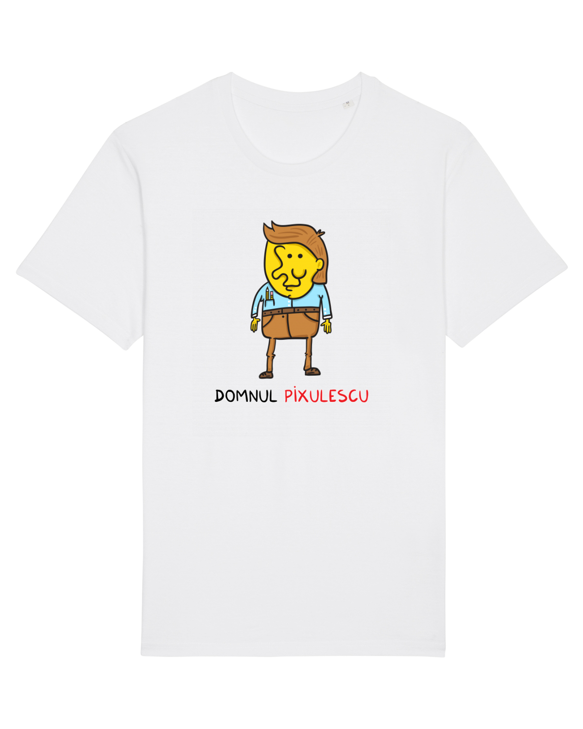 Tricou mânecă scurtă Unisex Rocker White