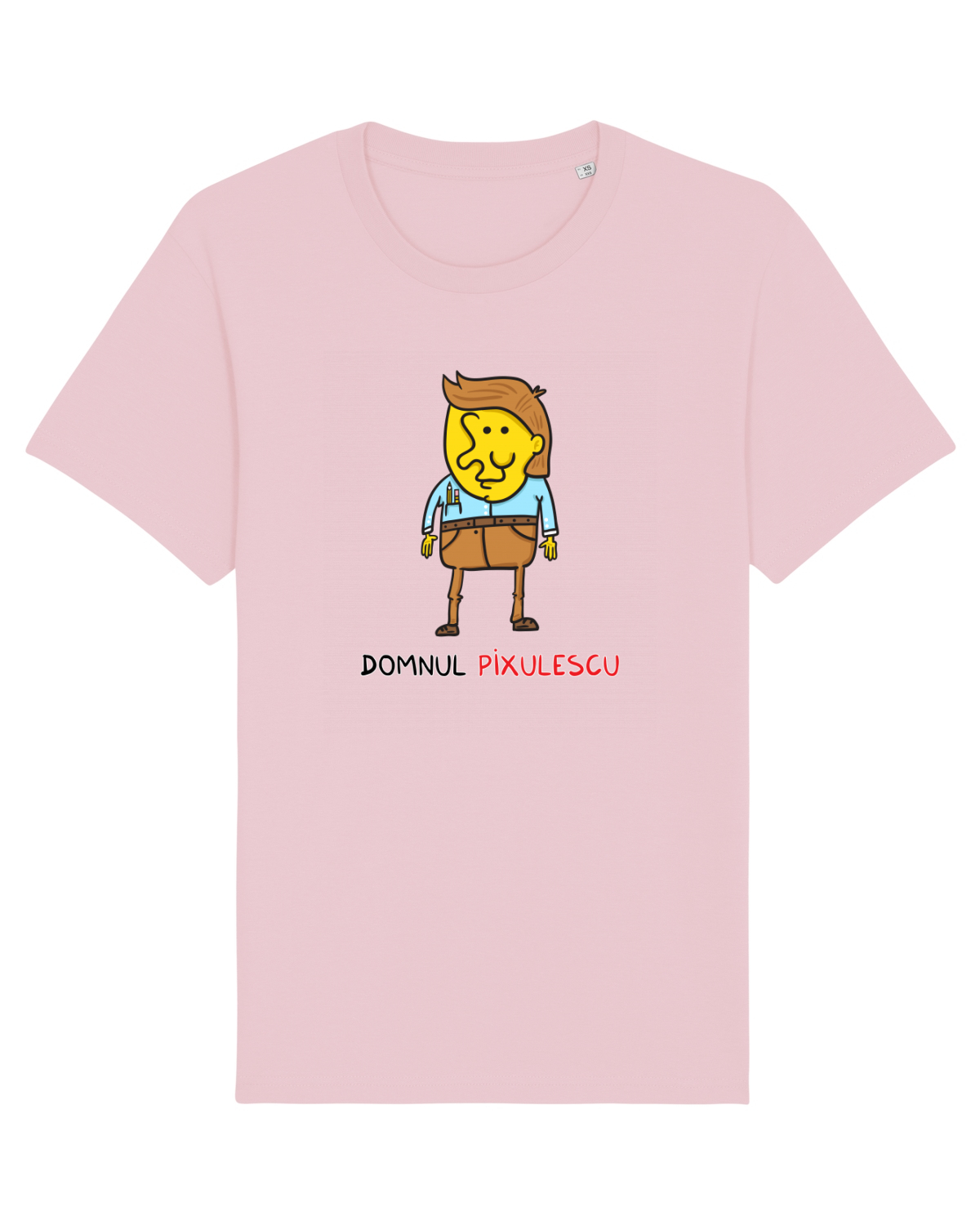 Tricou mânecă scurtă Unisex Rocker Cotton Pink