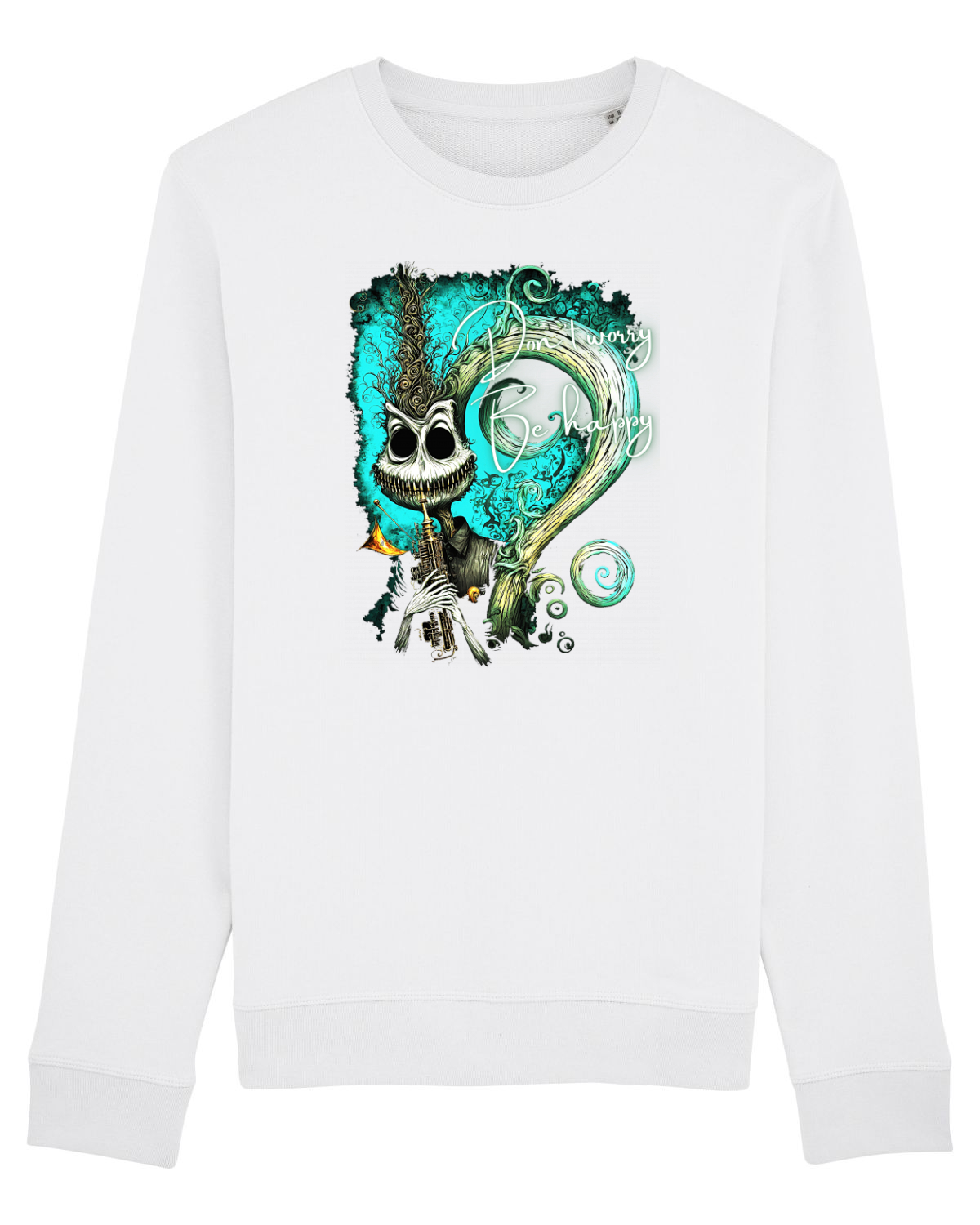 Bluză mânecă lungă Unisex Rise White