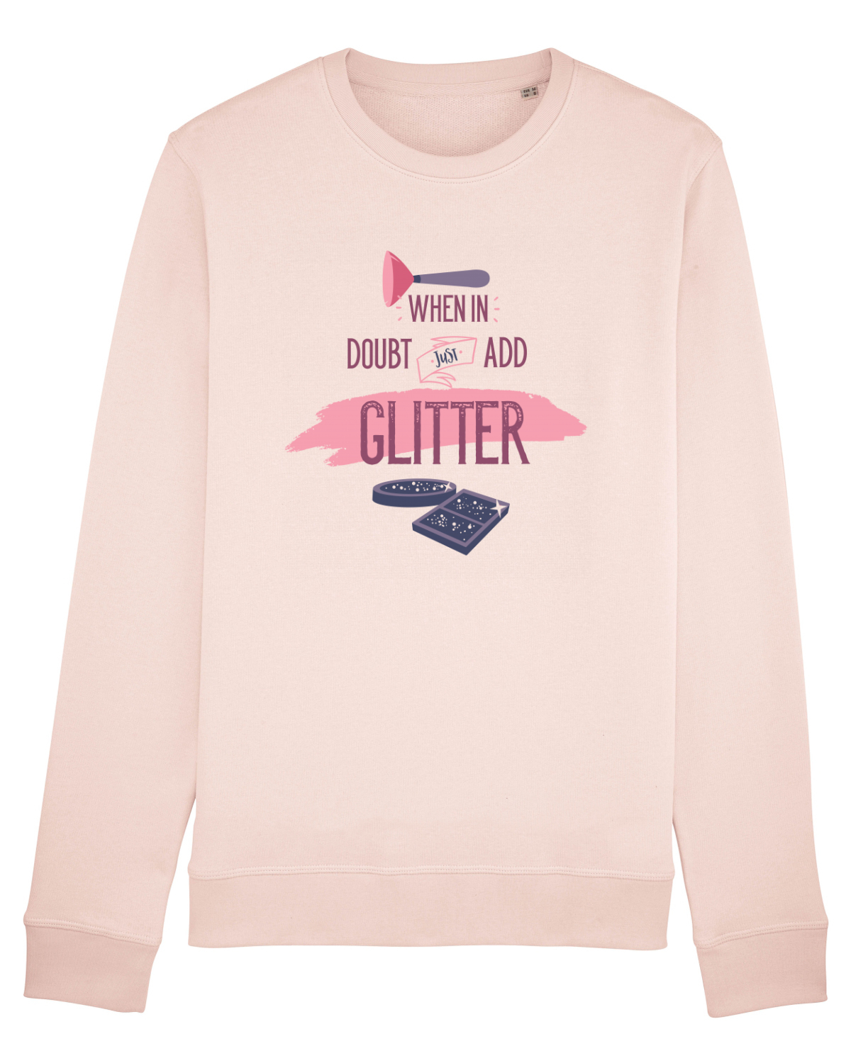 Bluză mânecă lungă Unisex Rise Candy Pink