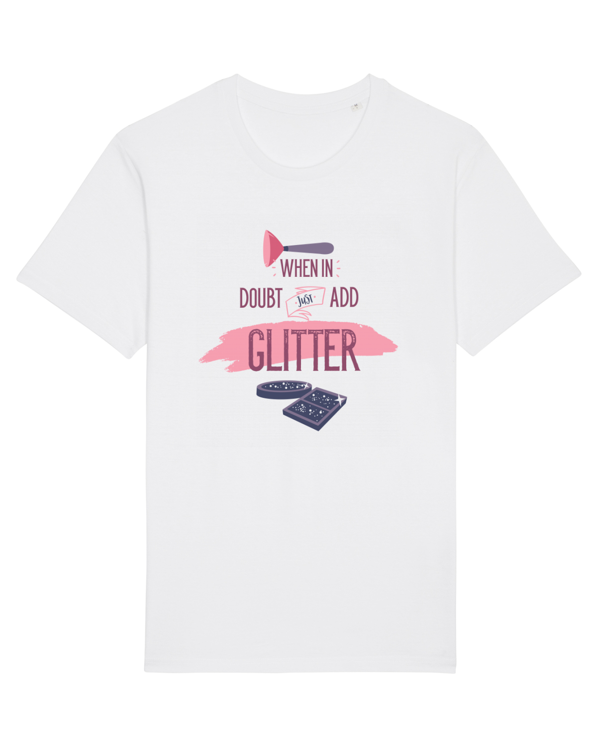 Tricou mânecă scurtă Unisex Rocker White