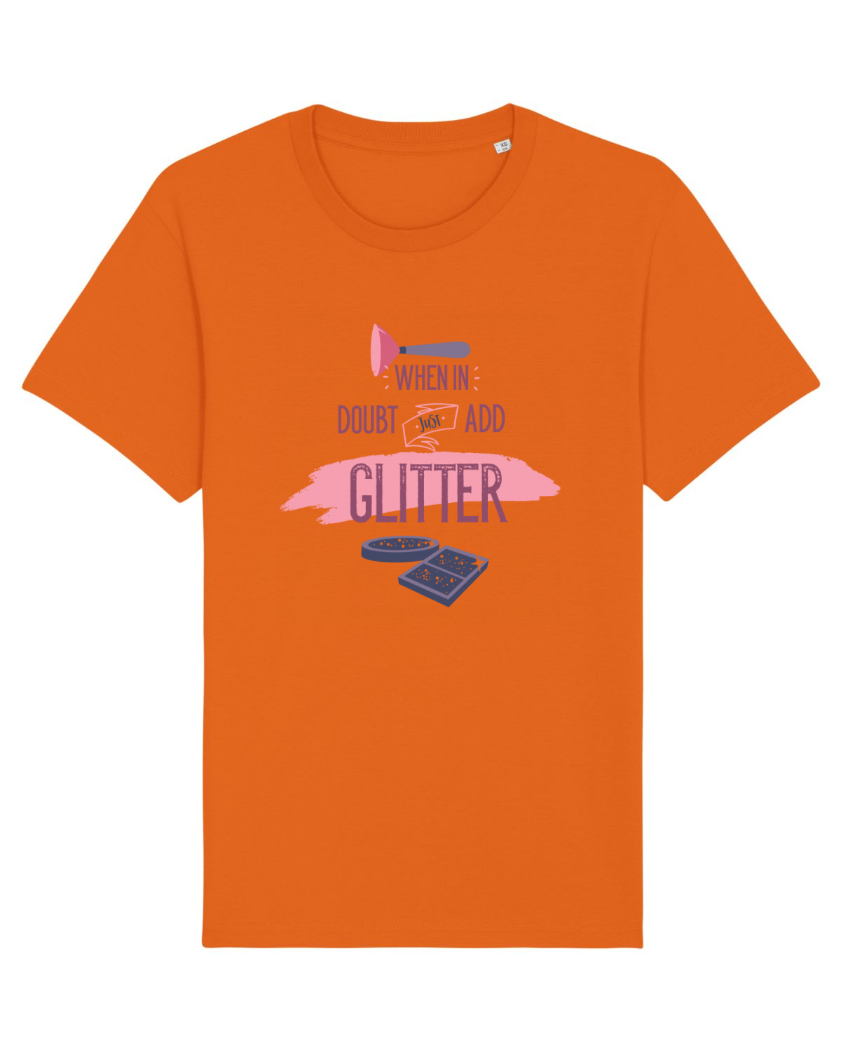 Tricou mânecă scurtă Unisex Rocker Bright Orange